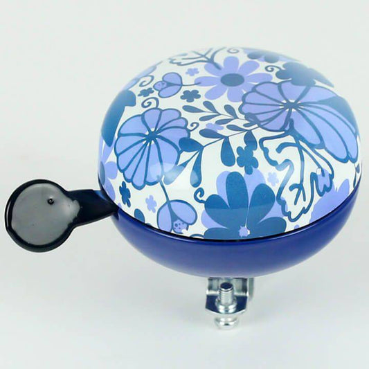 Widek Fietsbel Bloemen 80 Mm Delfts Blauw - Le Coq Wielerartikelen