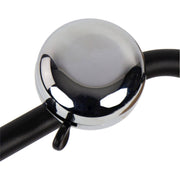Widek Ding Dong 80 mm fietbel met grote knop en roestvrij stalen afwerking, geschikt voor fietsen.