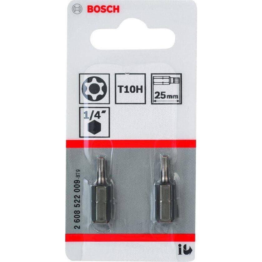 Bosch Prof Schroefbit Security-Torx set, geschikt voor beveiligde schroeven, liggend op een werkblad.