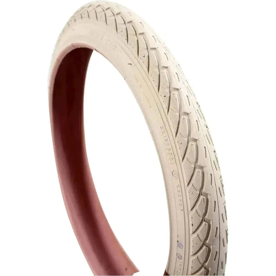 Deli Tire stadsfiets buitenband Sa-206 18x1.75, zachte rubber band voor stadsfietsen, zichtbaar op de afbeelding.