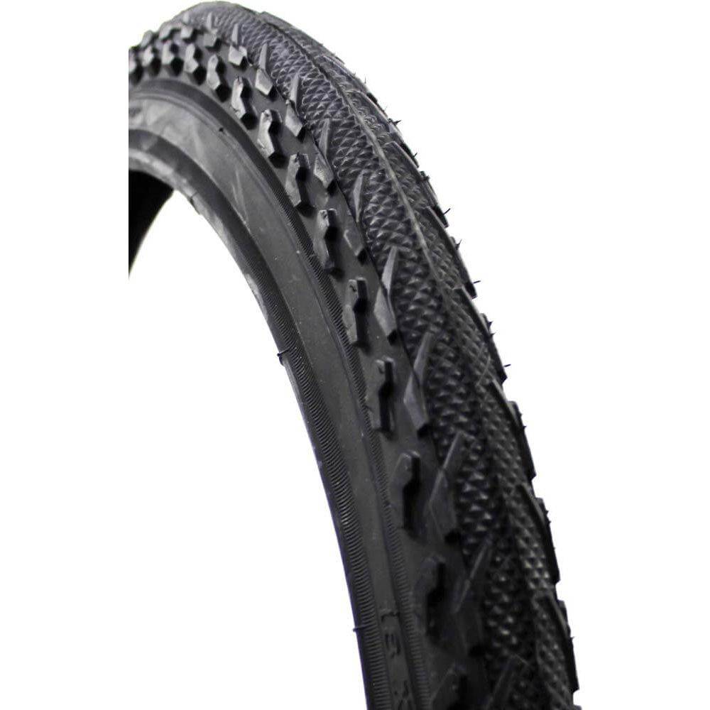 Deli Tire stadsfiets buitenband S-207 18x1.75 met profiel, geschikt voor stadsfietsen, op een witte achtergrond.