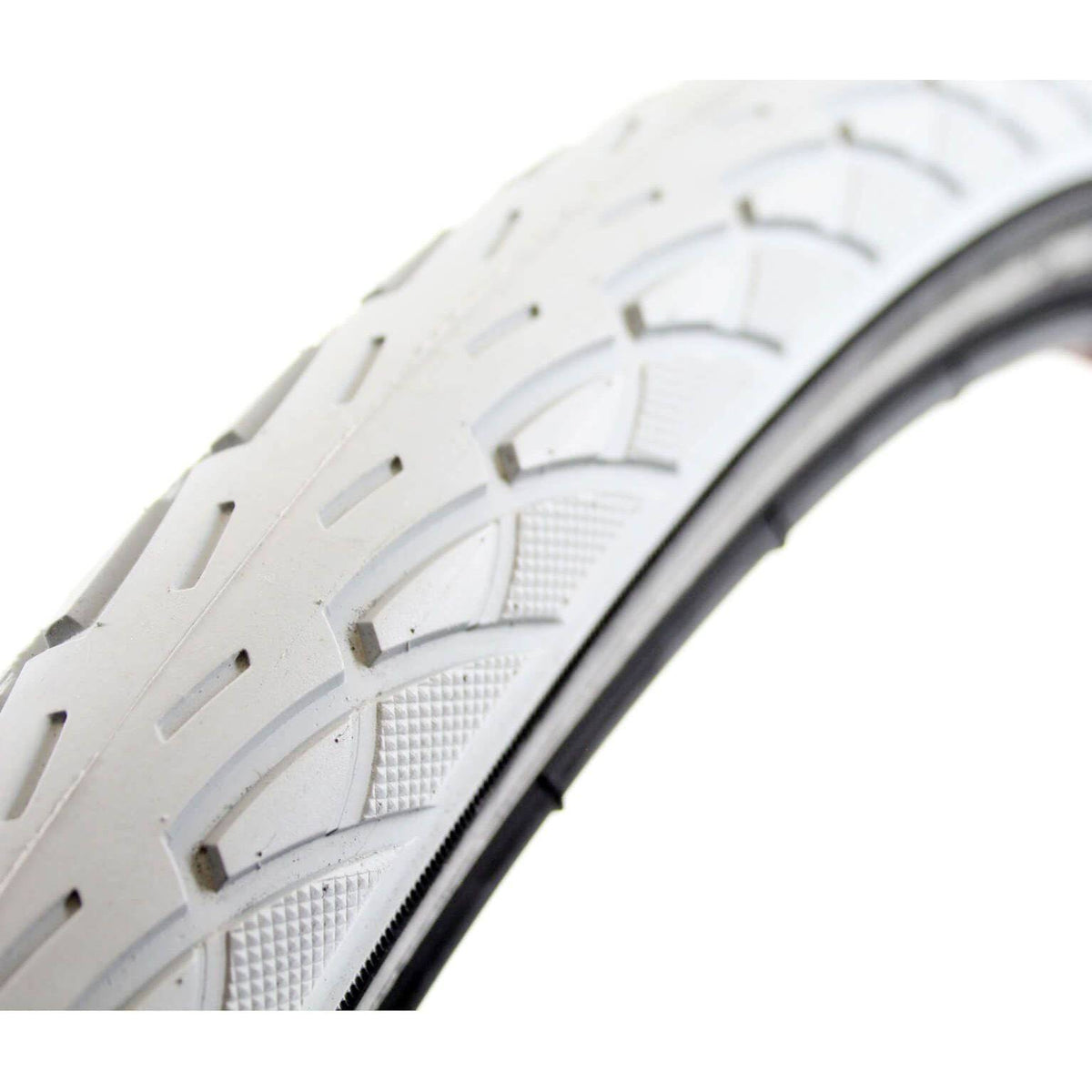 Deli Tire stadsfiets buitenband SA-206 20x1.75 grijs met reflectie voor stadsfietsen, zichtbaar op de afbeelding.