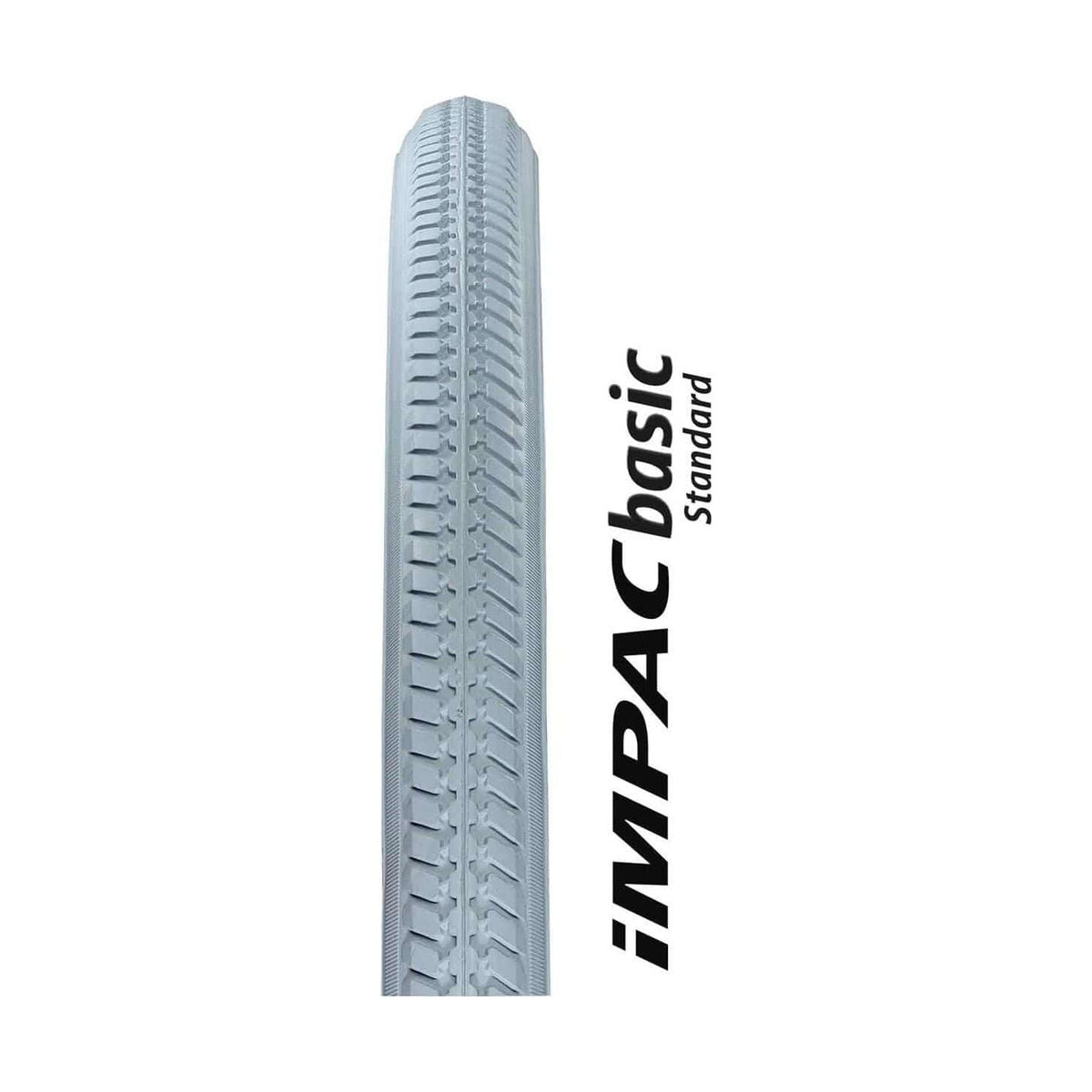Impac stadsfiets buitenband IS101 20 x 1 3/8 in grijs, geschikt voor stadsfietsen en geschikt voor dagelijks gebruik.