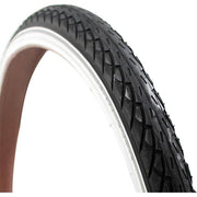 Deli Tire stadsfiets buitenband SA-206 24x1.75, rubber band met profiel voor stadsfietsen, zichtbaar op de afbeelding.