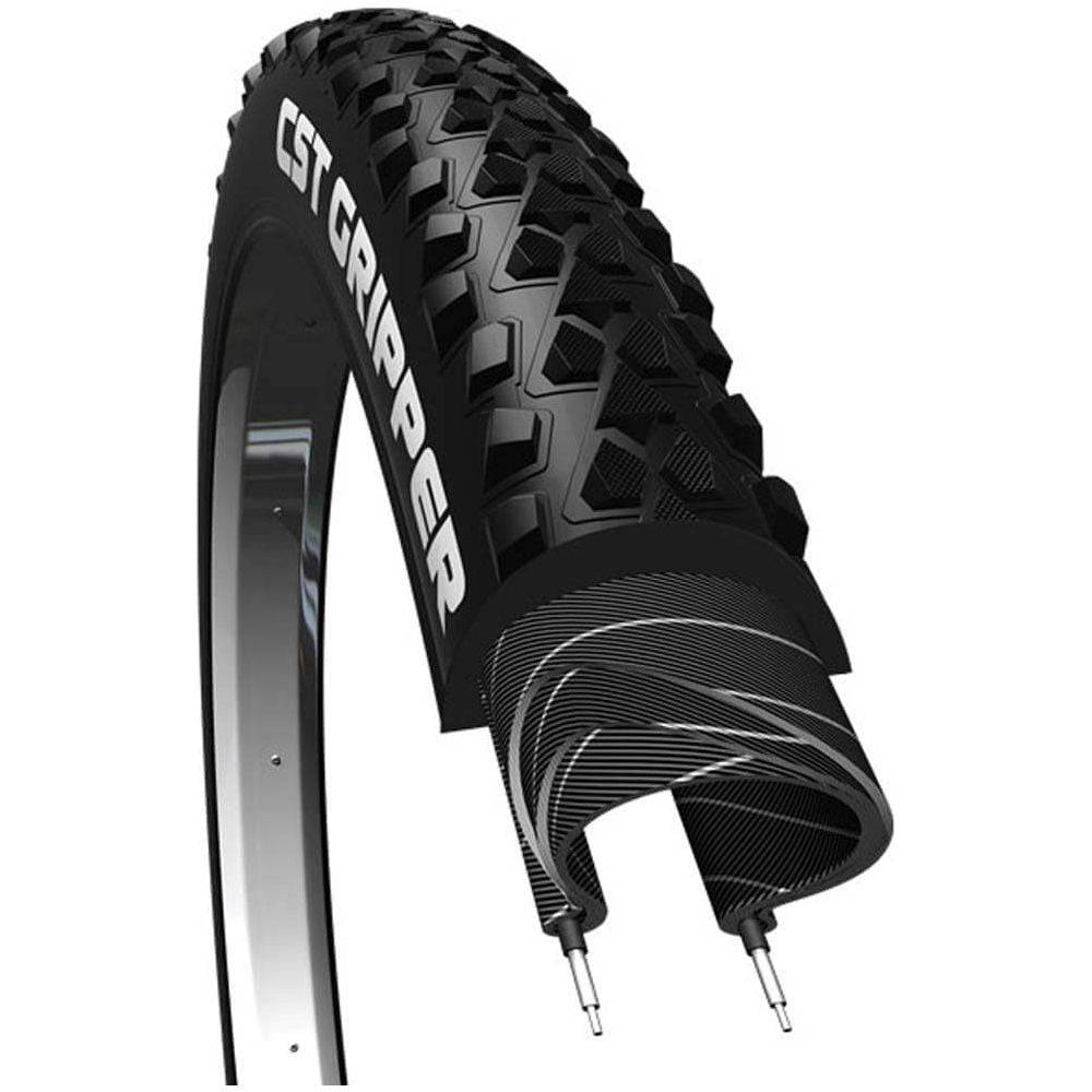 CST MTB buitenband Gripper 26x2.10 zwart met profiel voor mountainbikes, geschikt voor off-road gebruik