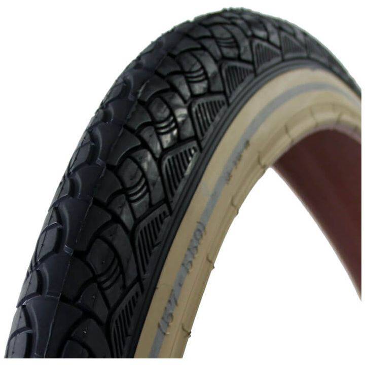 Deli Tire stadsfiets buitenband Sa-238 26x2.125 crème met reflectie, geschikt voor stadsfiets, zichtbare band en profiel
