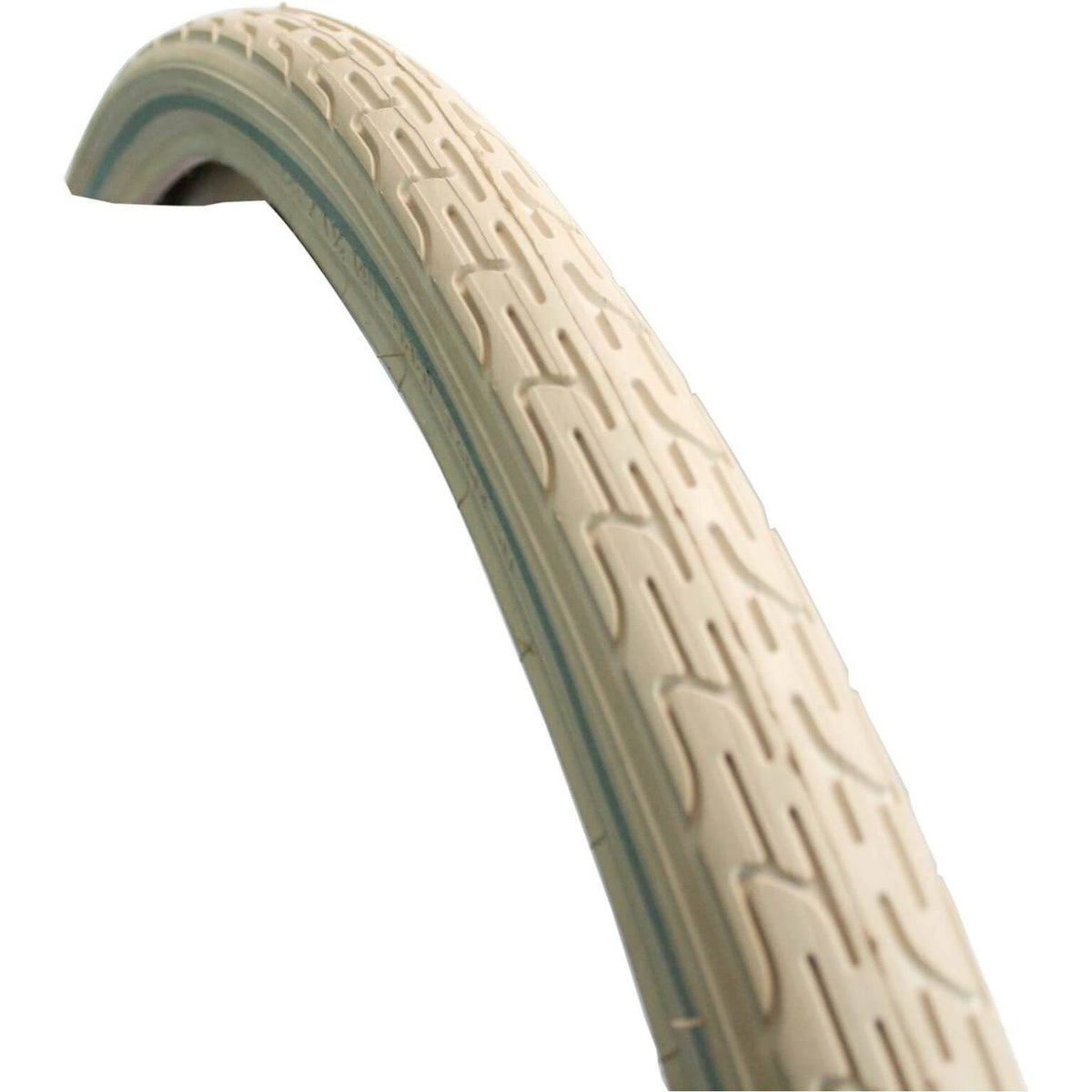 Deli Tire stadsfiets buitenband S-604 28x1,5 crèmekleurig met reflectie voor stadsfietsen, zichtbaar op de afbeelding