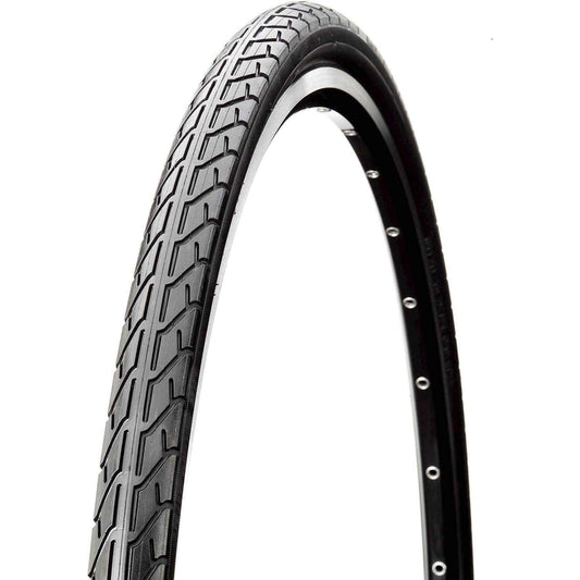 Cst Buitenband Breaker 28 X 1 1/8 Zwart Met Reflecterende Lijnen - Le Coq Wielerartikelen
