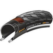 Zwarte 28-inch Continental Contact SafetySystem Breaker stadsfietsband met antilek- en slijtvast profiel