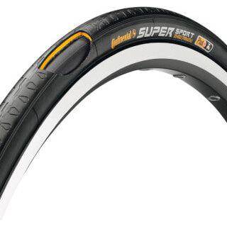 Continental Super Sport Plus 700x28 stadsfiets buitenband met reflectie, zwart en geschikt voor stadsfietsen.