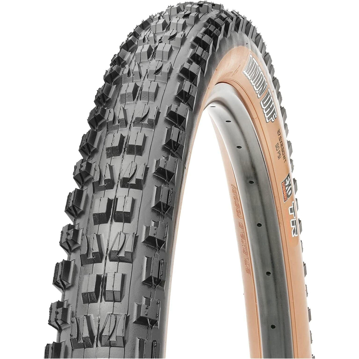 Maxxis MTB band Minion DHF Exo/Tr/Tanwall 29x2.60 met tubeless compatibiliteit en profiel voor downhill en trail rijden