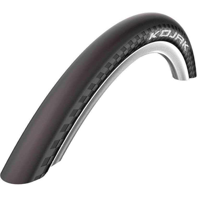 Zwarte Schwalbe Kojak R-Guard fietsband 27,5 x 1,35 met stevige zijwandbescherming en glad loopvlak voor stadsfietsen