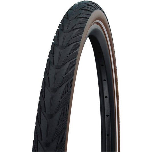 Schwalbe Buitenband Energizer Plus 28 X 1.75 Zwart/Coffee Reflectie - Le Coq Wielerartikelen