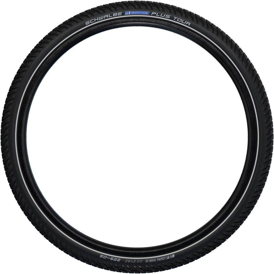 Schwalbe Buitenband 28" Marathon Plus Tour ADDIX SmartGuard - Zwart - Le Coq Wielerartikelen