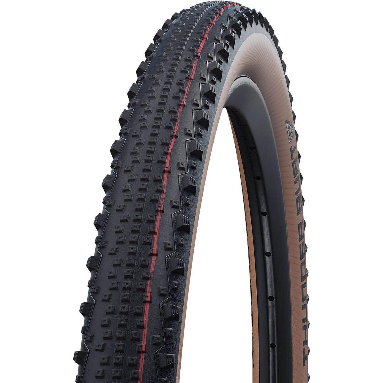 Schwalbe Buitenband 29" Thunder Burt TLE ADDIX Speed Super Race Vouwband Zwart/Transparant - Le Coq Wielerartikelen