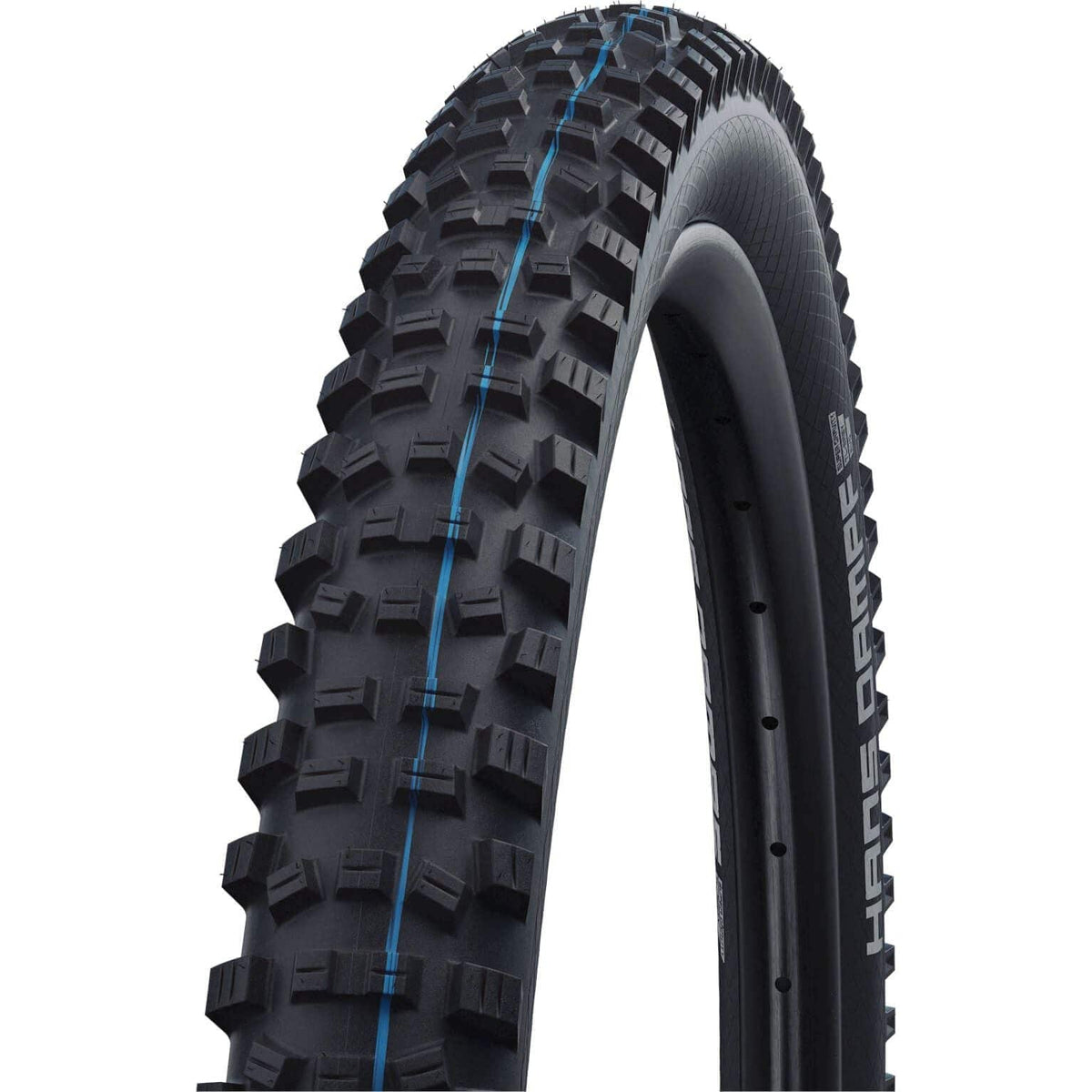 Schwalbe Hans Dampf Evo Supertrail MTB buitenband 27.5x2.80 zwart, vouwmodel, geschikt voor mountainbiken op ruige paden