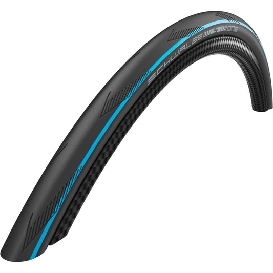 Buitenband 28" Schwalbe One ADDIX RaceGuard 25-622 Vouwband Zwart/Blauw - Le Coq Wielerartikelen