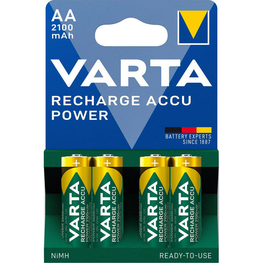 Varta Batterij R6 Aa Oplaadbaar 2100Mah Kaart (4) - Le Coq Wielerartikelen