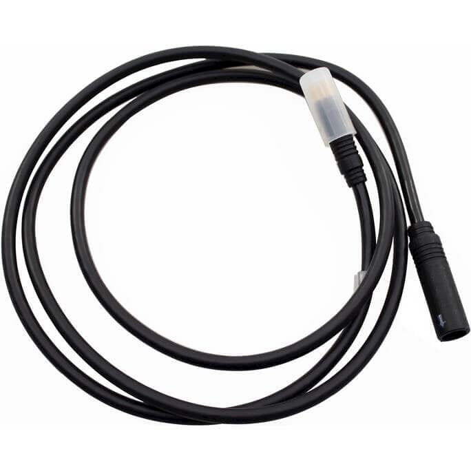 Bafang motorkabel 43V, 1600mm, geschikt voor e-bike motoronderdelen, zwart en flexibel met connectoren.