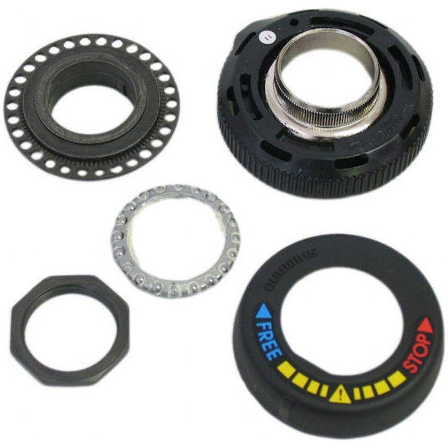 Shimano Nexus Hp-Nx10 balhoofdset 1-inch met draad en stuurslot, zwart voor fietsbesturing en stuurbeveiliging