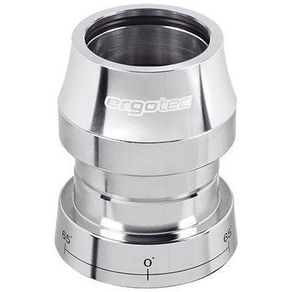 Balhoofdset Ergotec A118Ac-Es Ahead Met 65° Stuurblokkade 1 1/8" Zonder Draad - Zwart - Le coq wielerartikelen