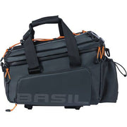 Basil Miles XL Pro waterdichte bagagedragertas voor fiets, 9-36 liter, zwart, afmetingen 31x23x20 cm, geschikt voor bagagedragers