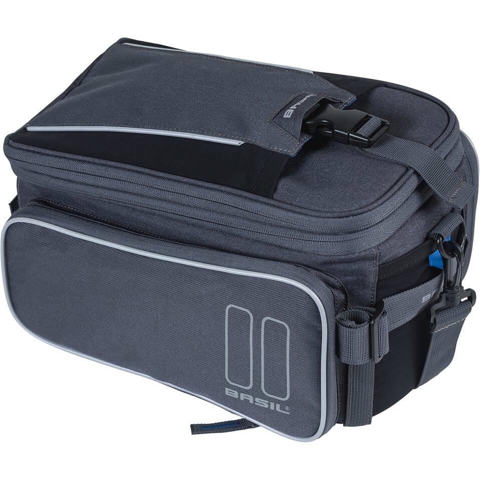 Basil Bagagedragertas Sport Design 7 Tot 15 Liter 36 X 26 X 18 Cm - Grafiet - Le coq wielerartikelen