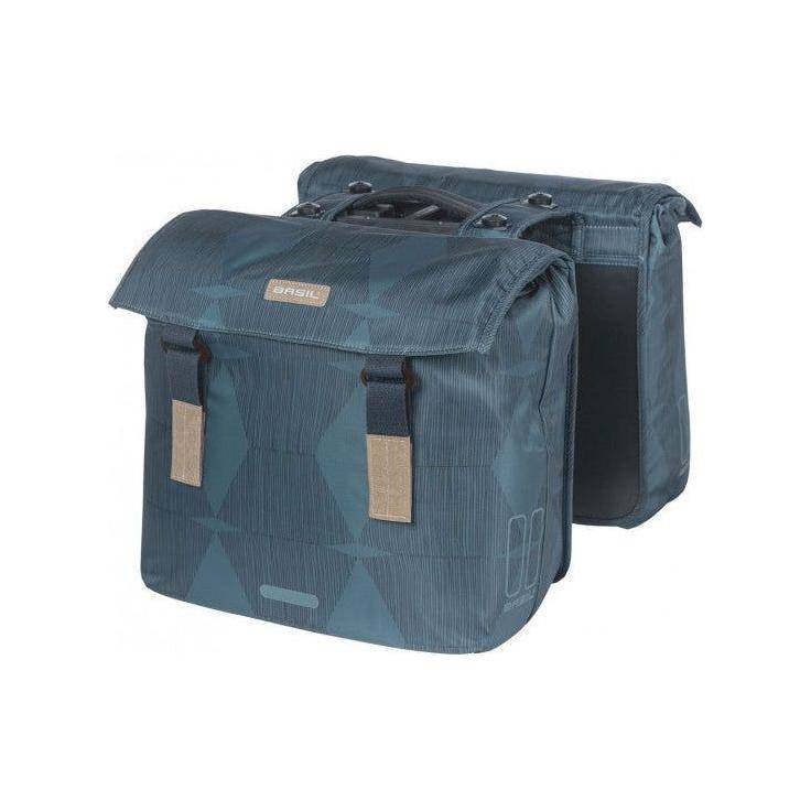 Basil Dubbele Fietstas Elegance Met Mik-Systeem 40-49 Liter 42,5 X 38 X 16 Cm - Le coq wielerartikelen
