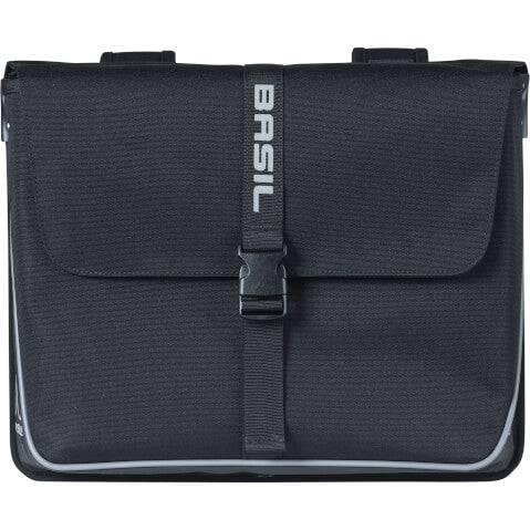 Basil Dubbele Fietstas Forte 35 Liter 41 X 15 X 34 Cm - Zwart - Le coq wielerartikelen