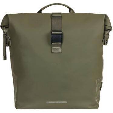 Basil Dubbele Fietstas Soho Nordlicht Mik 41 Liter 31 X 13 X 37 Cm - Mosgroen - Le coq wielerartikelen