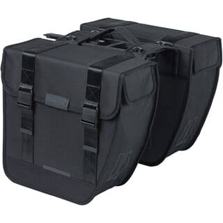 Basil Dubbele Fietstas Tour Mik 28 Liter 34 X 14 X 34 Cm - Zwart - Le coq wielerartikelen