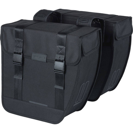 Basil Dubbele Fietstas Tour Xl 35 Liter 34 X 14 X 35 Cm - Zwart - Le coq wielerartikelen