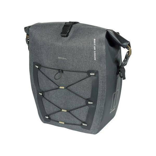 Basil Enkele Fietstas Navigator Storm L 25-31 Liter 46 X 36 X 18 Cm - Zwart - Le coq wielerartikelen