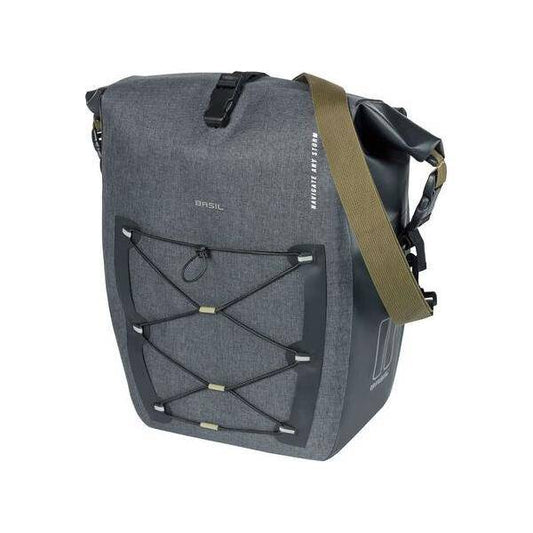 Basil Enkele Fietstas Navigator Storm Mik Side L 25-31 Liter 46 X 36 X 21 Cm - Le coq wielerartikelen