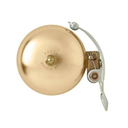 Vintage Basil Portland 55 mm fietsbel met metalen kling en koperkleurige afwerking, perfect voor klassieke stadsfietsen