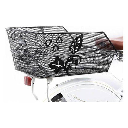 Basil Fietsmand Cento Flower 45 X 31 X 21 Cm - Zwart - Le coq wielerartikelen