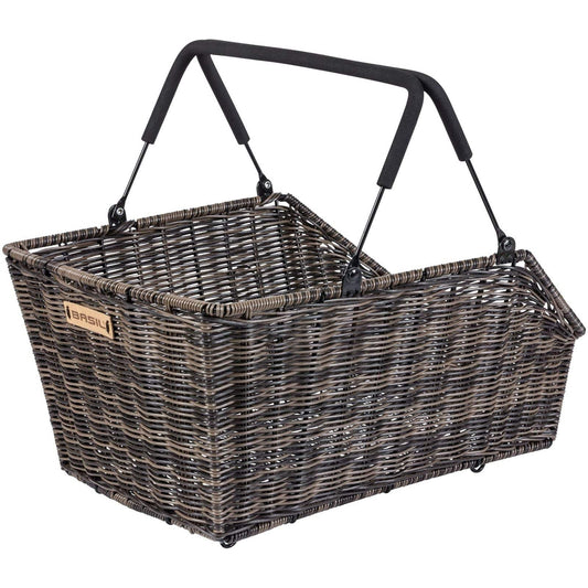 Basil Fietsmand Cento Rattan Look Mik 46 X 34 X 26 Cm - Natuur Bruin - Le coq wielerartikelen