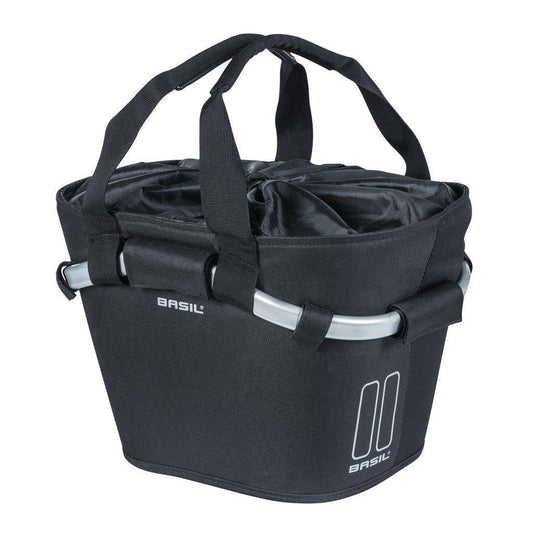 Basil Fietsmand Classic Carry All Front 15 Liter 28 X 37 X 25 Cm - Zwart - Le coq wielerartikelen