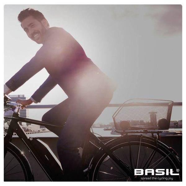 Basil Fietsmand Icon M 40 X 33 X 25 Cm - Zwart - Le coq wielerartikelen