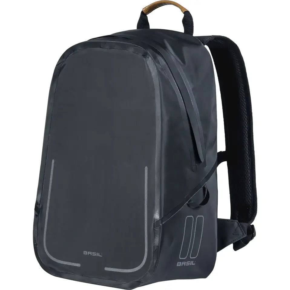 Basil Fietsrugzak Urban Dry Backpack 18 Liter 27 X 16 X 45 Cm - Mat Zwart - Le coq wielerartikelen