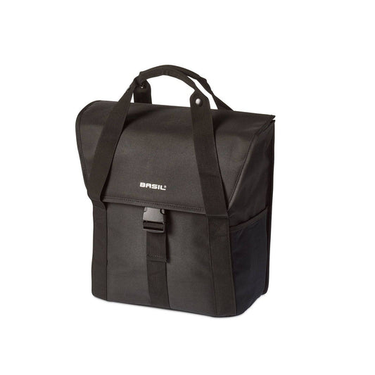 Basil Fietstas Go-Single 18 Liter 33 X 17 X 41 Cm - Zwart - Le coq wielerartikelen