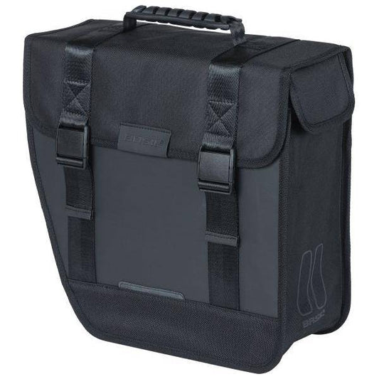 Basil Fietstas Tour Waterproof Left 14 Liter 34 X 14 X 34 Cm - Zwart - Le coq wielerartikelen