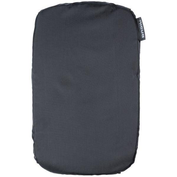 Zwart Basil Buddy kussentje voor fietsmanden, 37x23x3 cm, comfortabel fietsaccessoire van Basil.