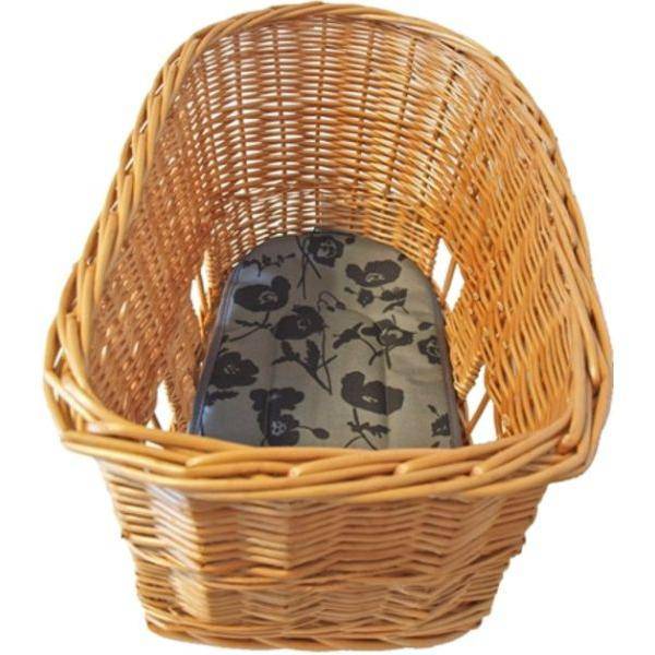 Basil Rieten Hondenfietsmand Pasja Large 50Cm Met Snelsluiting 50 X 42 X 33 Cm - Le coq wielerartikelen