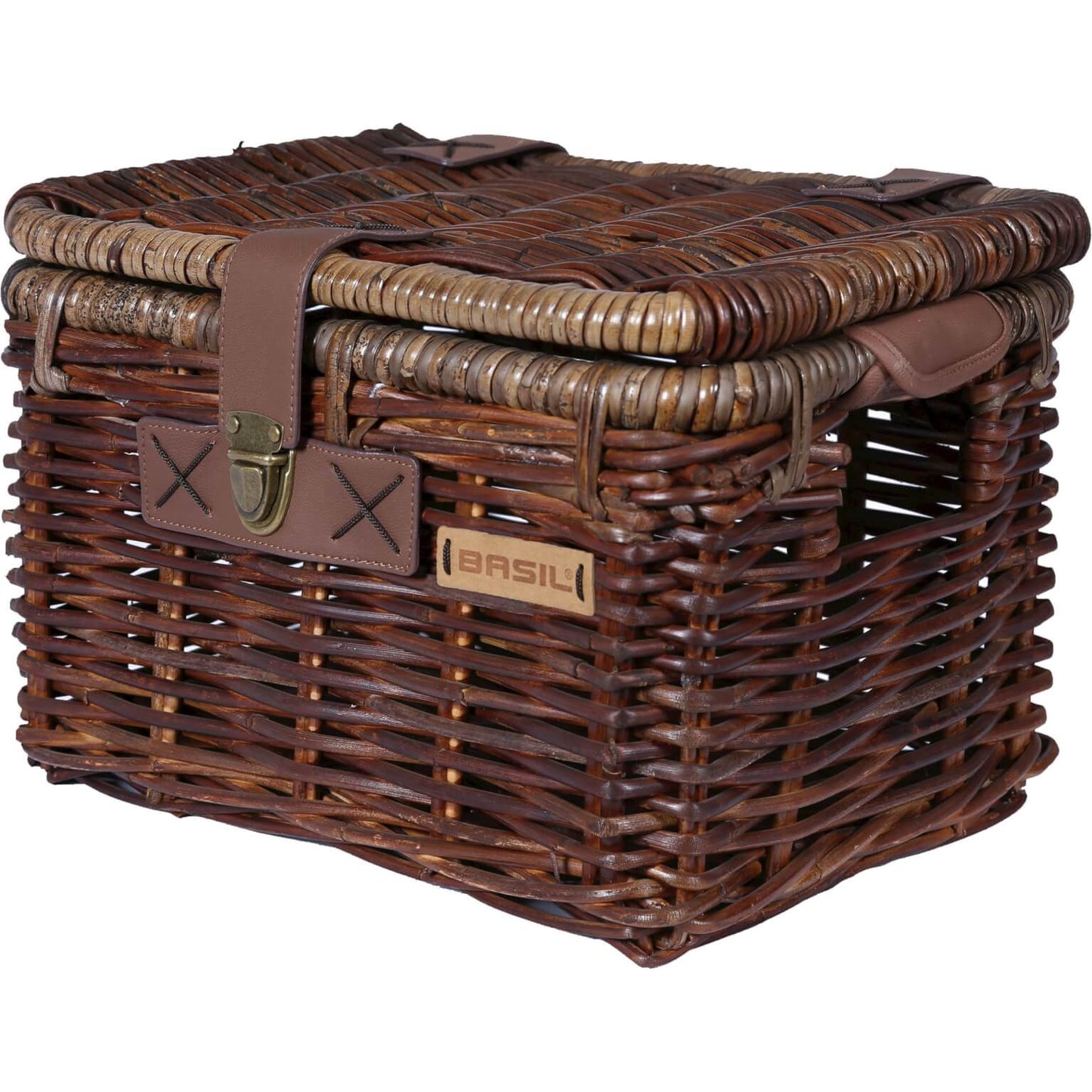 Basil Rotan Fietsmand Denton Medium 39 X 27 X 25 Cm - Natuur Bruin - Le coq wielerartikelen