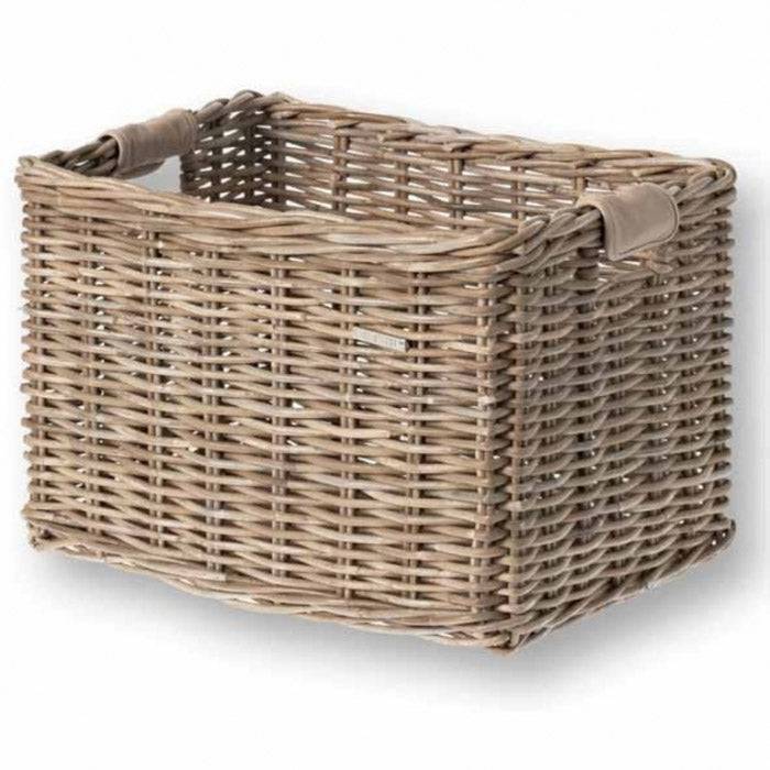 Basil Rotan Fietsmand Dorset Large 37 X 48 X 27 Cm - Natuur Grijs - Le coq wielerartikelen