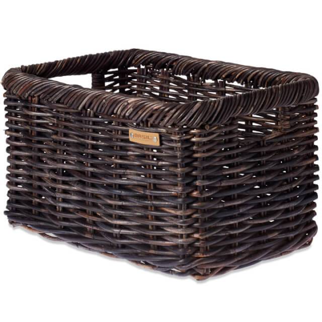 Basil Rotan Fietsmand Noir L 31 Liter 51 X 37 X 27 Cm - Zwart - Le coq wielerartikelen