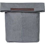 Grijze Basil Stad Shopper fietstas van 14-16 liter, geschikt voor stadsfietsen, afmetingen 30x18x49 cm, enkel model