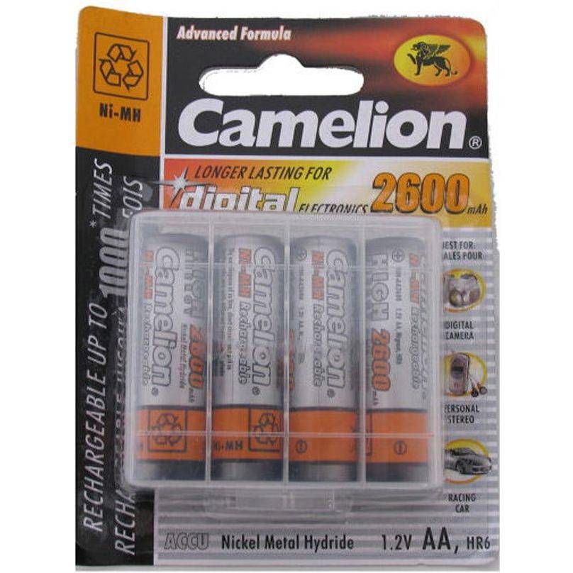 Batterij Camelion Oplaadbaar Aa / Lr06 Nimh 1,5V - 2600 Mah (4 Stuks) - Le coq wielerartikelen