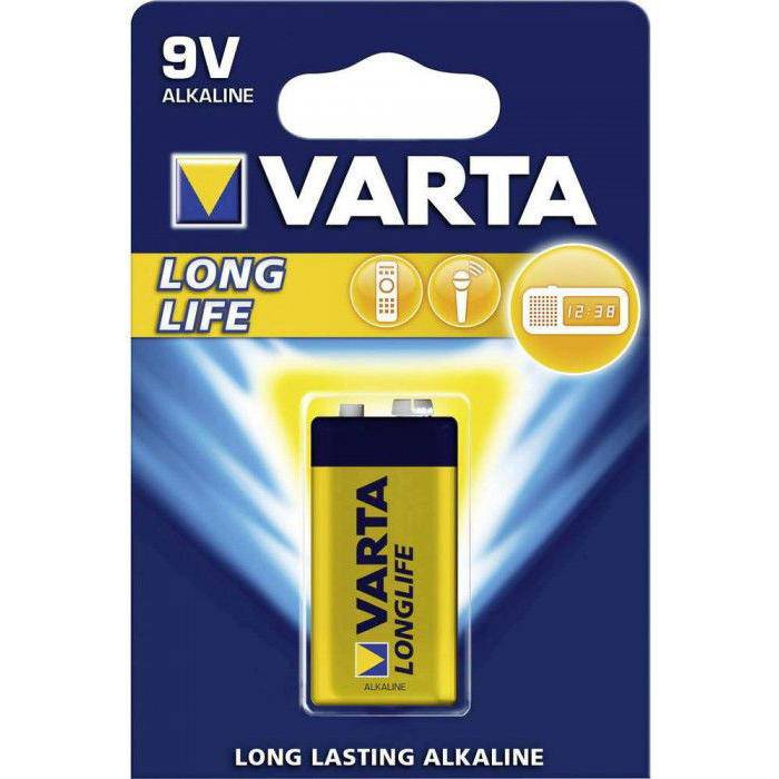 Batterij Varta Longlife Alkaline Lr61 - 9V - Le coq wielerartikelen